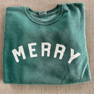 MERRY Oat Collective mineral washed sweatshirt in MED. Super soft!